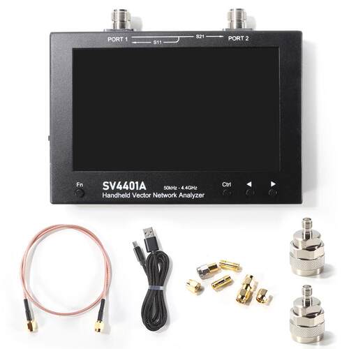 跨境 SV4401A 矢量网络分析仪50KHz-4.4GHz 7寸大屏 nanovna