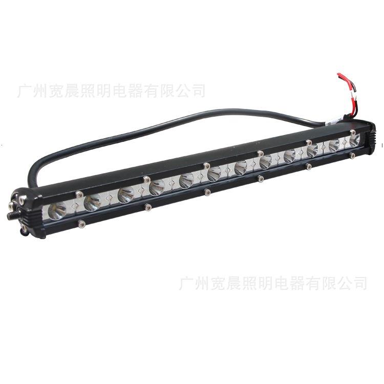 36w led长条灯 汽车越野车牧马人前杠雾灯中网灯 引擎盖改装灯