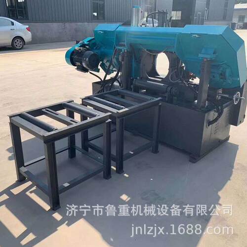 GY42404电24卧式带锯床整捆0钢筋锯切锯床流品水线带动上料架质保