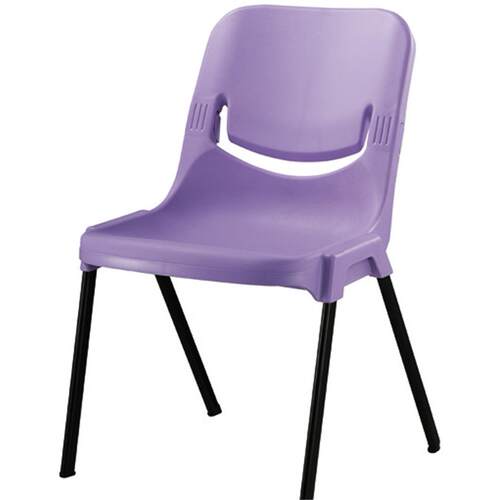 福金迪乐扁管四叠生加腿紫色椅塑料接待学椅497盟敖斐司