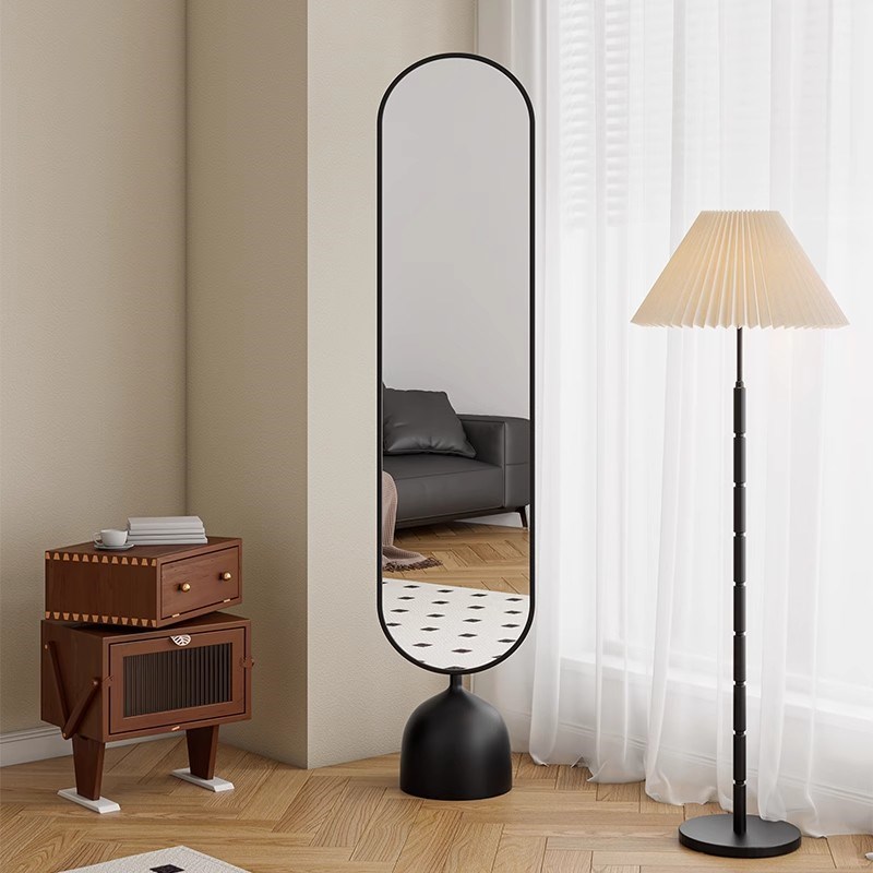 全身镜落地镜客厅卧室q家用穿衣镜化妆可旋转现代极简网红轻奢镜