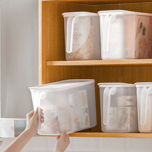 厨房橱柜大容量透明收纳盒
