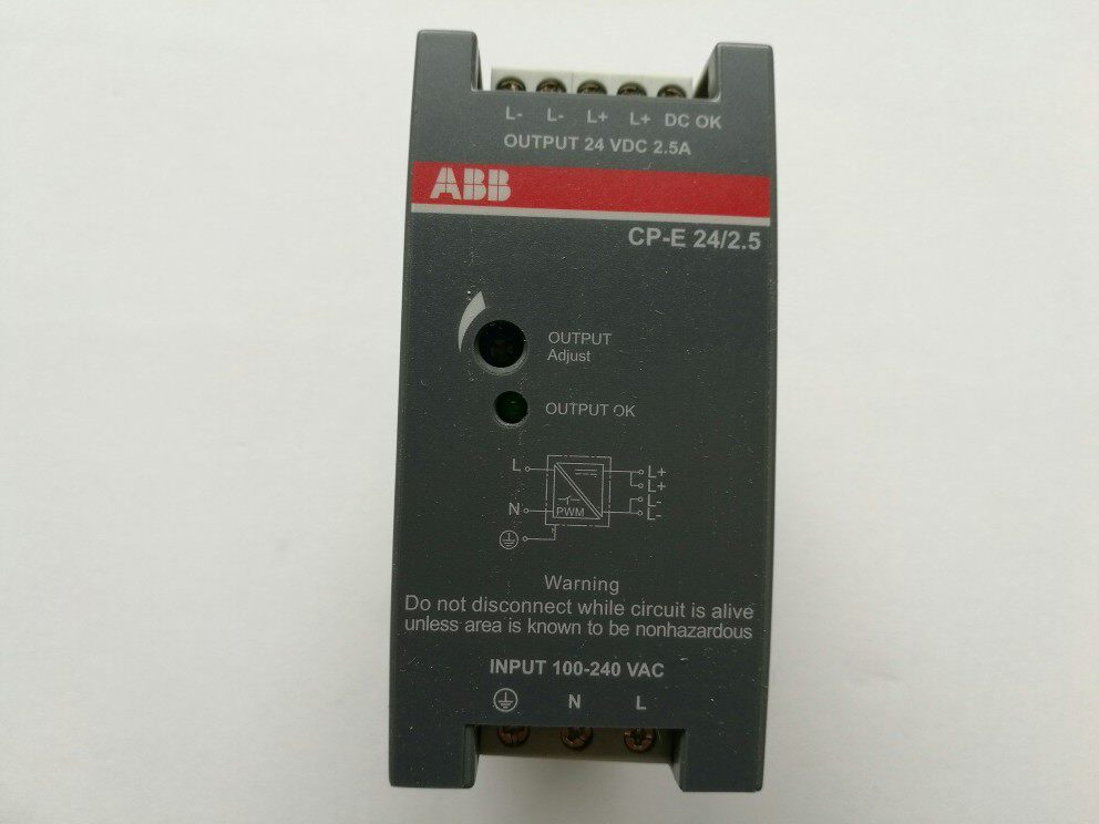 ABB开关电源CP-E24/2.5输出24VDC2.5A