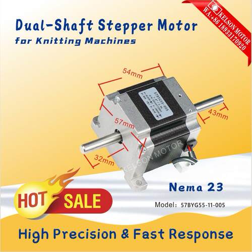 stepping Motor NEMA 23 for Knitting Machine Textile Equipme