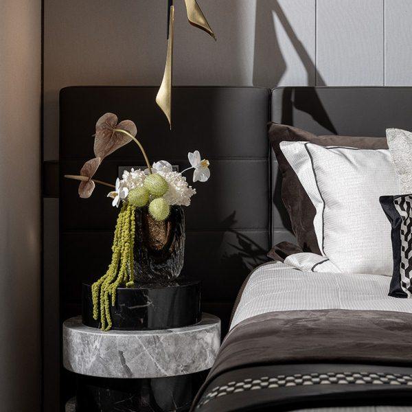 琉璃水晶玻璃花瓶花器样板房餐桌插花成品花艺高档家居饰品摆件,家居饰品,家饰软装搭配套装,淘宝优惠券,粉丝福利购,淘宝优惠卷