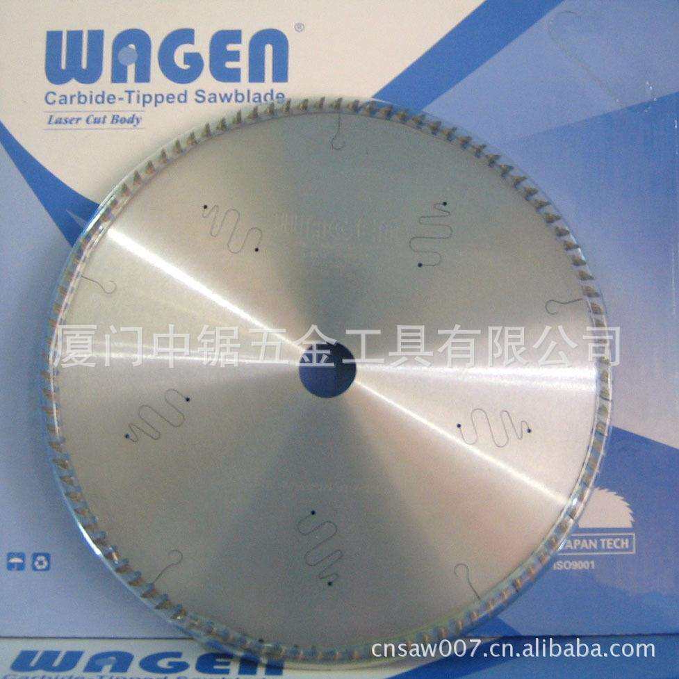 进口铝合金锯片、WAGEN和源铝型材、铝合金45度斜切、305*100齿