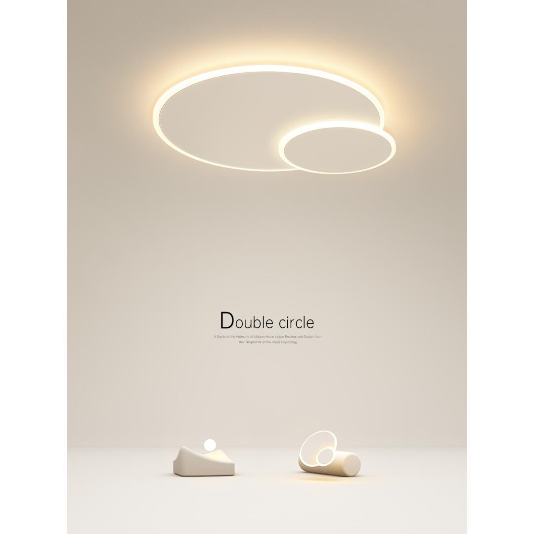 中山温馨主卧室灯创意led吸顶灯简约现代客厅灯具餐厅书房房间灯