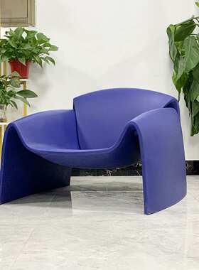 设计师家具北欧创意螃蟹椅家用阳台休闲洽谈简约懒人沙发椅