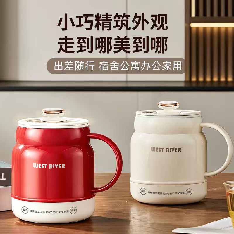 德国多功能智能电炖杯养生炖煮全自动一体家用办公陶瓷炖煮杯便携