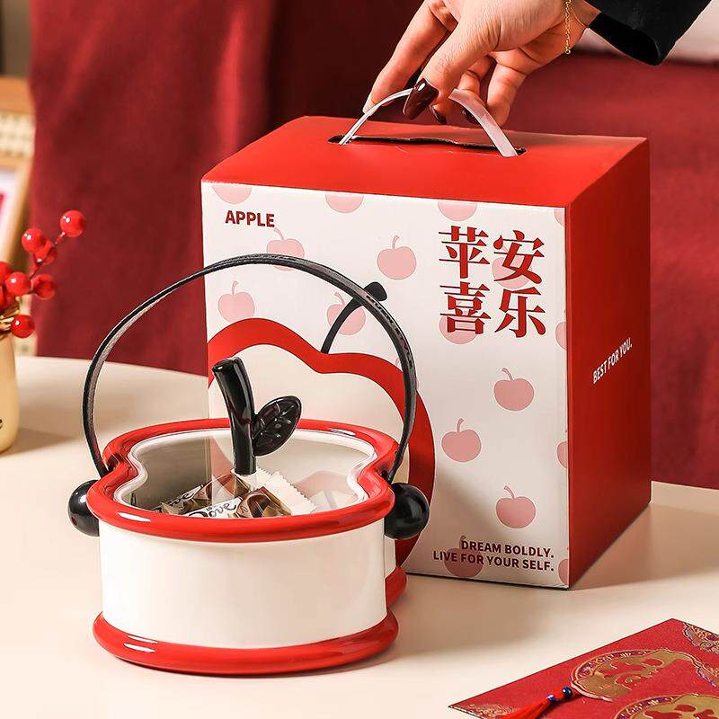 香蕉陶瓷纸抽盒卫生间家居桌面卧室装饰品收纳盒轻奢高级感摆件