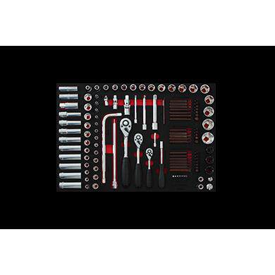 121件套筒工具托组套