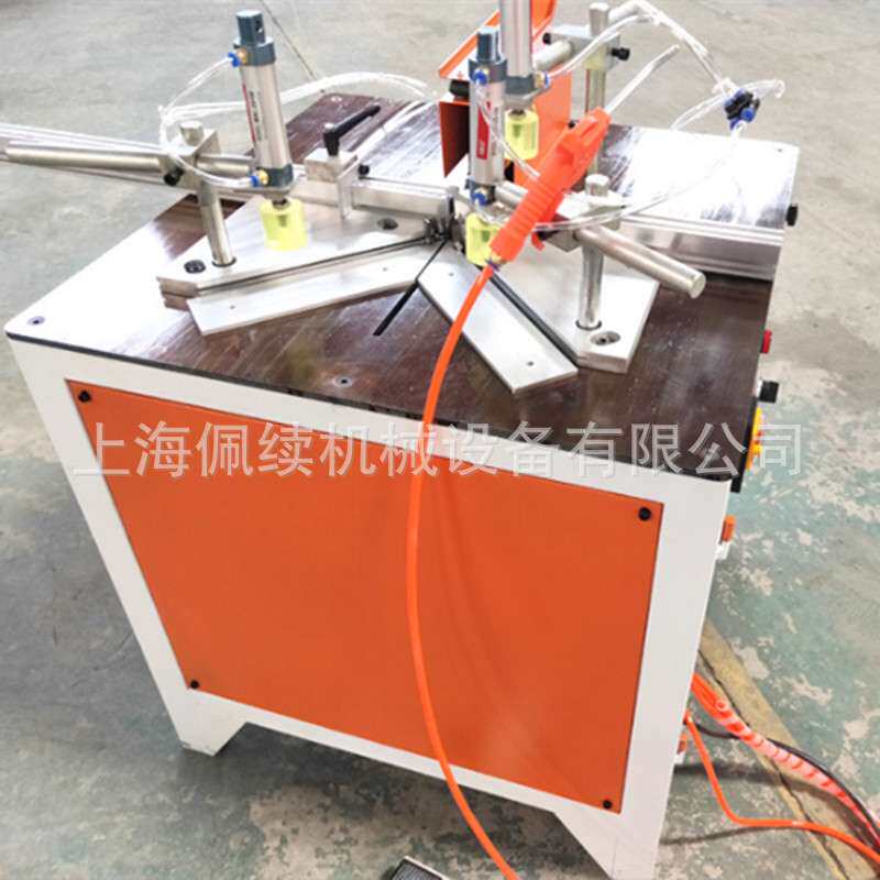 厂家直供45度斜切机气动铝材切角机切割机晶钢门铝材切割机