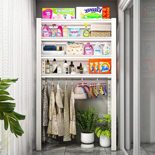 行李箱空晾衣架架子货架上置物架储物式方下阳台架室内收纳架高脚