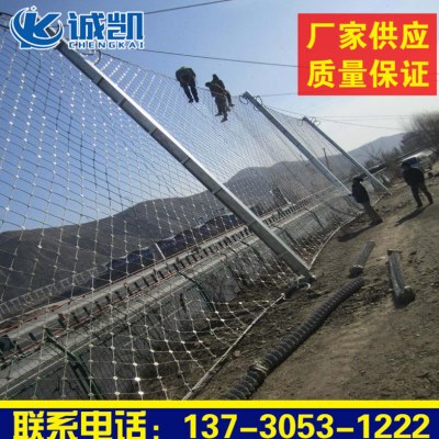 环形被动防护网主动被动边坡防护网菱形被动网柔性护坡网绞索网