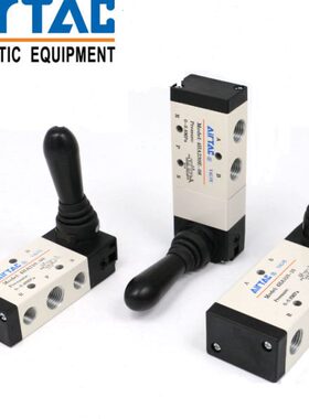 阀4- 气动4L008气阀开关310210向8210 扳手动换H阀手拉手-