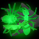 软胶仿真夜光蜘蛛蚂蚁螳螂幼儿园儿童过家家玩具发光昆虫动物模型