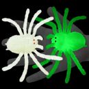 软胶仿真夜光蜘蛛幼儿园儿童玩具园艺造景装 饰发光假昆虫动物模型