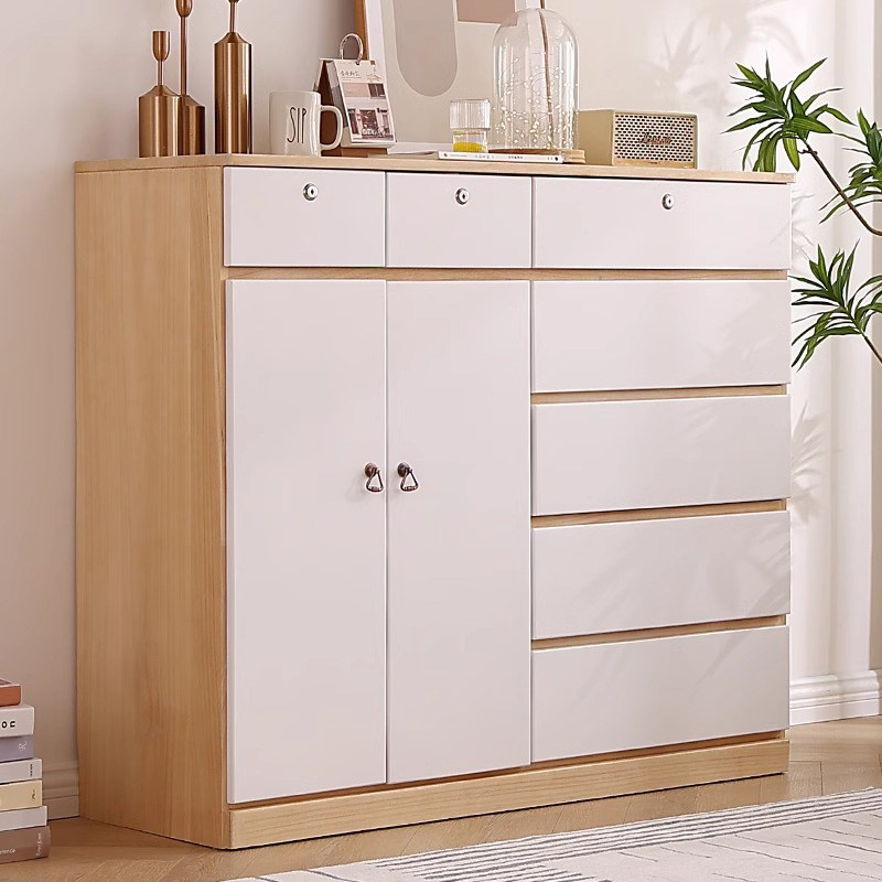 实木斗柜卧室收纳柜子客厅五斗柜抽屉柜储物柜简约现代五斗橱靠墙,住宅家具,斗柜,淘宝优惠券,粉丝福利购,淘宝优惠卷