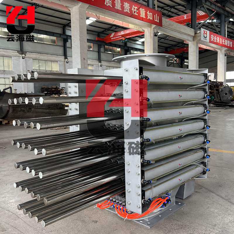 CBX管道自卸式磁选器永磁浆料除铁器304不锈钢除铁器液体除铁器