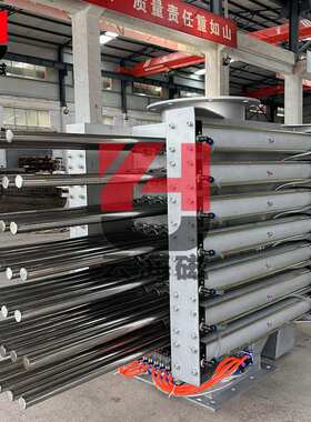 CBX管道自卸式磁选器永磁浆料除铁器304不锈钢除铁器液体除铁器