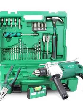 老A LAOA LA415513多功能冲击钻套装维修工具组套50件套