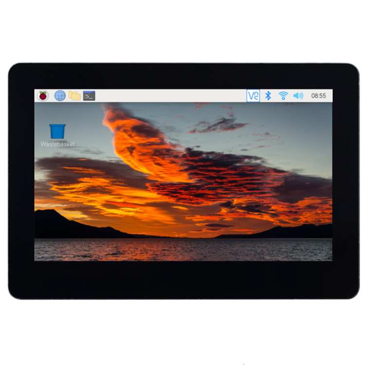 4.3寸DSI电容触控屏800×480轻薄屏设计IPS显示面板 宽触控屏版本