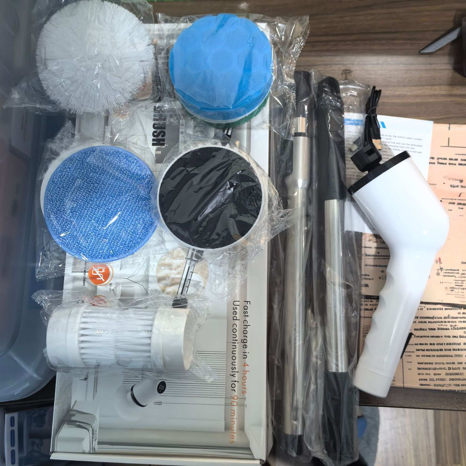 电动清洁刷擦玻璃神器刷锅神器清洁球缝隙刷打扫卫生神器地板刷