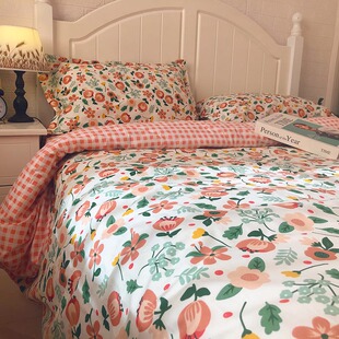 加厚斜纹60支精梳棉全棉100纯棉%学生宿舍床单单件单双人被单定做