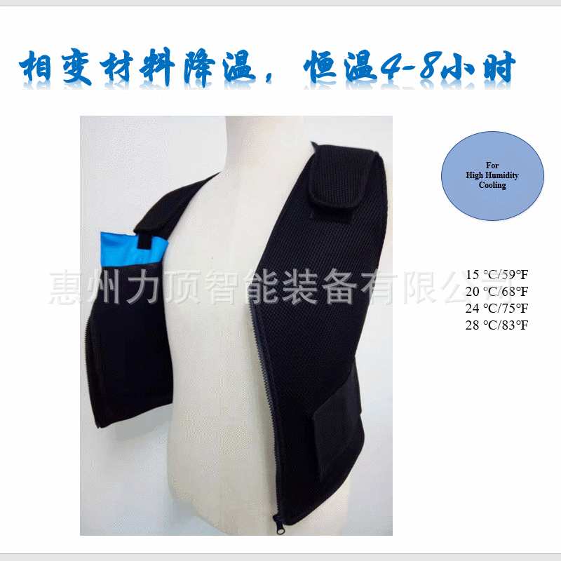 工厂 相变材料PCM降温马甲 24度恒温背心 兽装电力矿井降温服