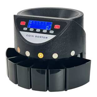 9002D日本专用硬币清分机合计金额日文界面日本硬币分拣机清点机