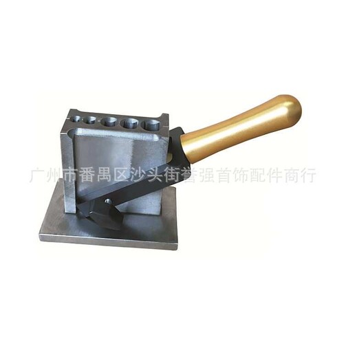 YUQIANG欧式两用平板+四方柱大油夹 平板与圆条油槽 金银首饰模具
