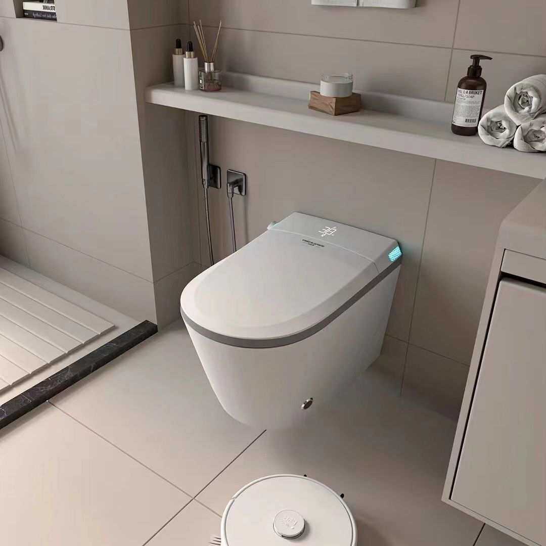 挂壁式智能马桶挂墙式家用虹吸式静音家用挂墙悬挂式全自动坐便器