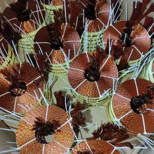 美修斯磁力瘦专用电感盘电磁线圈盘电磁炉铜线圈发热盘线圈盘厂家