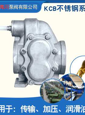 KCB18.3-83.3不锈钢齿轮油泵电动三相抽油泵自吸输送泵高压齿轮泵