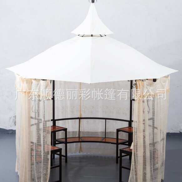 户外城堡式铁艺花鸟凉亭 酒店花园公园景区休息乘凉景观亭遮阳伞