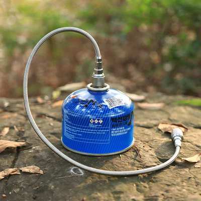 户外炉具螺纹软管加长管卡式气扁气罐转换阻燃延长管转接头线