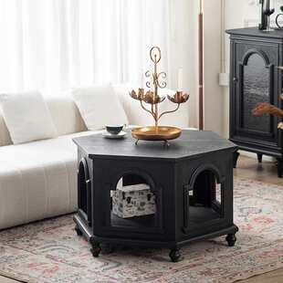 欧式宫廷风多边形实木茶几 小户型民宿下午茶六边形边几桌