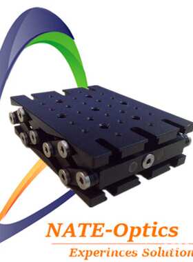 NT10VM20手动升降台光学多剪水平工升降作台Z轴滑台精密实验室