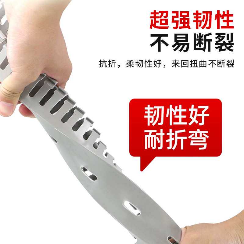 PVC工业理线槽明装U型阻燃配电柜塑料阻燃电线开口布线走线电气箱