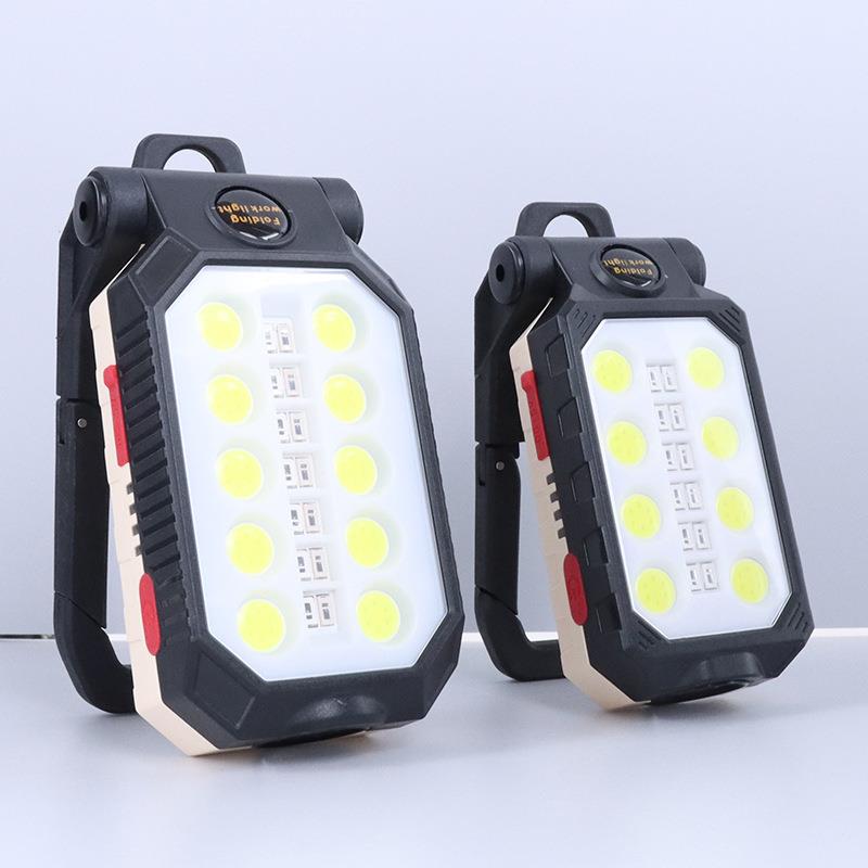led工作灯强磁吸铁汽修维修灯可充电户外便携手电筒照明灯W599A
