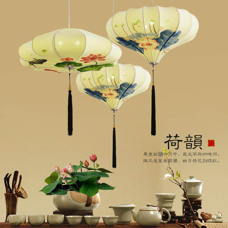 新中式小吊灯阳台过道走廊玄关客厅灯现代简约创意中国风餐厅灯具