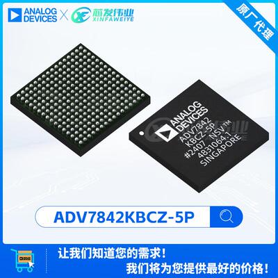 原厂渠道 ADV7842KBCZ-5P ADV7842 封装BGA-256 视频接口芯片