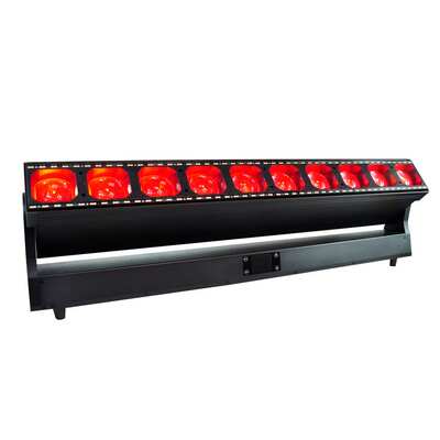 TIPTOP10颗60瓦RGBW不防水响尾蛇调焦LED摇头灯辐光RGB带白光频闪