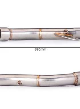 机车踏板车排气管改装 DUCATI 821 改装不锈钢中段排气 51MM通用