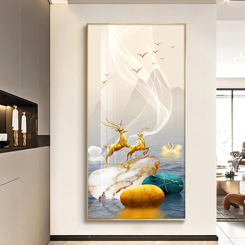 客厅装饰画墙壁走廊过道壁画墙上简约餐厅画墙画高级新款玄关挂画