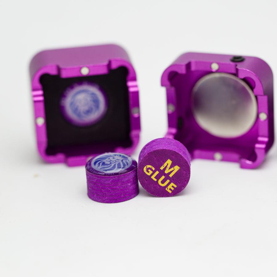 伯威紫水晶狮王台球杆多层皮头九球杆14mm斯诺克小头杆11mm1波茨