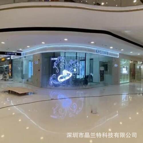 【源头厂家】LED高透光度玻璃幕墙橱窗显示屏P3.91-7.82透明屏