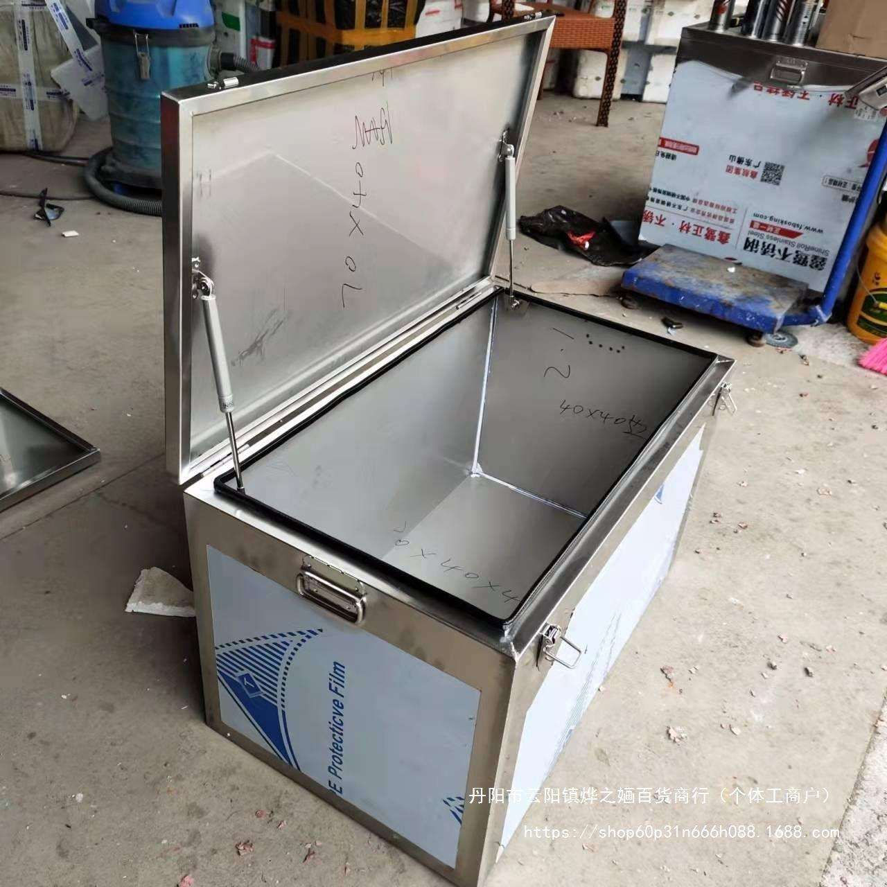 不锈钢工具箱大号防水满焊家电维修多功能移动工具箱带轮跃辉
