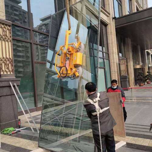 智能玻璃真空吸吊机 翻转旋转 电动吸幕墙 中空玻璃安装 搬运吸盘
