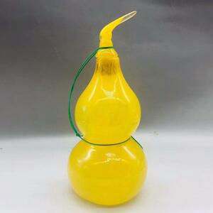 琥珀蜜蜡大号葫芦福禄摆件 家居装饰品办公室风水摆设工艺品